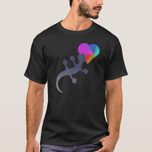 ヤモリLOVE Tシャツ (正面)