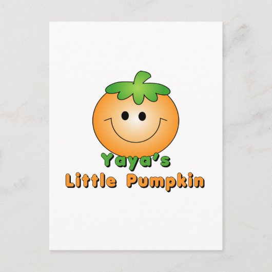 ヤヤズリトルパンプキン ポストカード (正面)