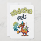 ヤラシシャ時間 – يلا شيشة نأرجل 招待状 (正面)