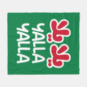 ヤラヤラ フリースブランケット (正面(横))