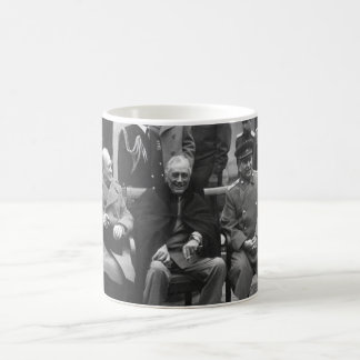ヤルタ会議ルーズベルトスターリンチャーチル1945 コーヒーマグカップ