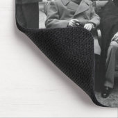 ヤルタ会議ルーズベルトスターリンチャーチル1945 マウスパッド (コーナー)