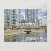 ヤレタウンシティー近くのビーチバンクーバーBC ポストカード (正面)