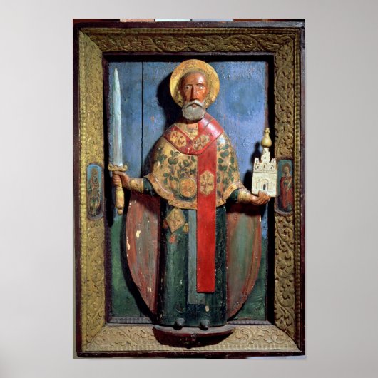 ヤロスラヴル学校モーツァハイスクの聖ニコラス ポスター (正面)