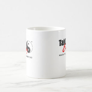 ヤンのデザインをyingのTaiのキーのEasy™のロゴのマグ コーヒーマグカップ