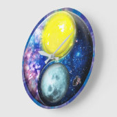 ヤンイン ラージ壁時計 (傾斜)