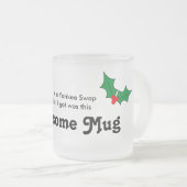 ヤンキーの交換のギフト フロストグラスマグカップ (正面右)