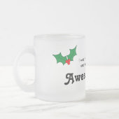 ヤンキーの交換のギフト フロストグラスマグカップ (左)