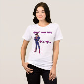 ヤンキーシグマ君 トライブレンドTシャツ (正面全面)