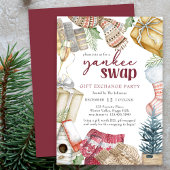 ヤンキースワップコージークリスマスプレゼント交換パーティー 招待状
