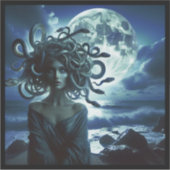 ヤングかわいらしメドゥーザムーン&海 シール (正面)