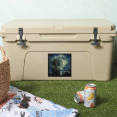 ヤングかわいらしメドゥーザムーン&海 シール (クーラー)