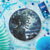 ヤングかわいらしメドゥーザムーン&海 ペーパープレート (パーティー)