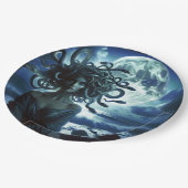 ヤングかわいらしメドゥーザムーン&海 ペーパープレート (アングル)