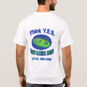 ヤングの電気サービス Tシャツ (裏面)
