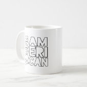ヤングアメリカン コーヒーマグカップ (正面左)