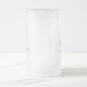 ヤングイエローボックスフィア フロストグラスビールジョッキ (中央)