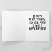 ヤングウィリアムシェイクスペレ誕生日カード サンキューカード (内部)