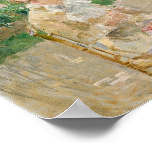 ヤングウーマン編み物 | ベルザモリソト ポスター (角)