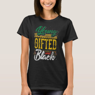 ヤングエデュケーションブラック黒人歴史月間アフリカ系アメリカ人 Tシャツ