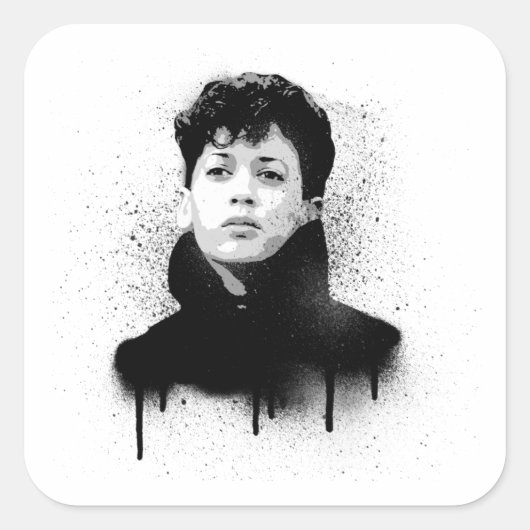 ヤングカマラハリスグラフィティアート スクエアシール (正面)