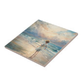 ヤングガールオンビーチ タイル (側面)