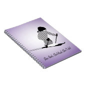 ヤングガールスキーヤー ノートブック (右側)