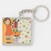 ヤングガールハッピーバースデー キーホルダー (裏面)