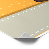 ヤングガールハッピーバースデー ポスター (角)