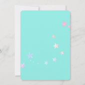 ヤングガールレッズ転がターコイズ誕生会 招待状 (裏面)