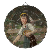 ヤングガール食べ物を与えズ・ザ・ドーヴ（Emile Munier著）