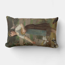 ヤングガール食べ物を与えズ・ザ・ドーヴ（Emile Munier著）