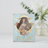 ヤングクイーンマリーアントワネットピンクローズ招待状 招待状 (スタンド正面)