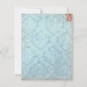 ヤングクイーンマリーアントワネットピンクローズ招待状 招待状 (裏面)