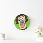 ヤンググランプ ラウンド壁時計 (ホーム)