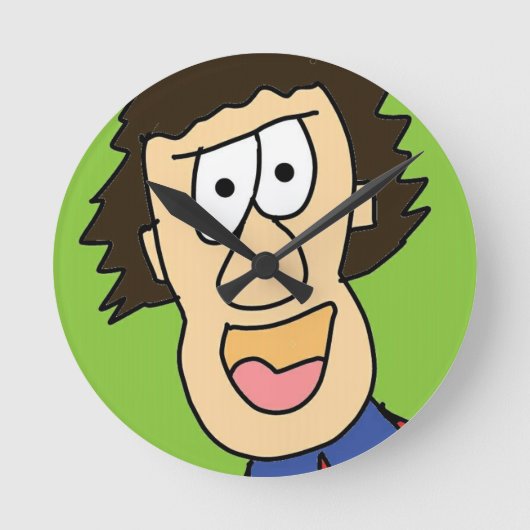 ヤンググランプ ラウンド壁時計 (正面)