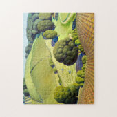 ヤングコーン， 1931年グラントウッド ジグソーパズル (縦)