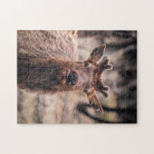 ヤングブルおもしろいエルク野生動物 ジグソーパズル (横)