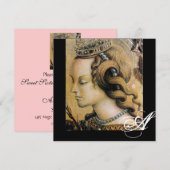 ヤングプリンセス スウィート16パーティー モノグラム 招待状 (正面/裏面)