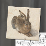 ヤングヘア |アルブレヒト・デュラー マグネット<br><div class="desc">Young Hare (1502) by German artist Albrecht Durer.オリジナルのアートワークは自然勉強水絵画色の茶色のウサギである。デザインツールを使用してイメージのカスタム文字を追加したり、イメージをカスタマイズする。</div>