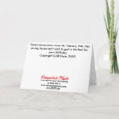 ヤングホース誕生日カード カード (裏面)