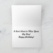 ヤングホース誕生日カード カード (内部)