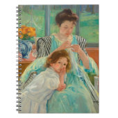 ヤングマザー裁縫 |メアリー・カッサット ノートブック (正面)