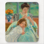 ヤングマザー裁縫 |メアリー・カッサット マウスパッド (正面)