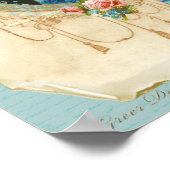 ヤングマリーアントワネットアートプリントヴィンテージスタイル ポスター (角)