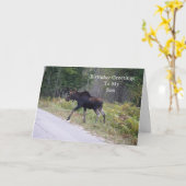 ヤングムースオンロードソンズ誕生日 カード (黄色い花)