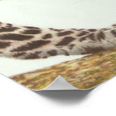 ヤングレオパード絵画ズ ポスター (角)