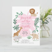 ヤングワイルドアンドスリーガール誕生日招待状 招待状 (スタンド正面)