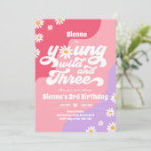 ヤングワイルドアンドスリーバースデーパーティーボホデイジー 招待状 (スタンド正面)