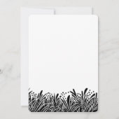 ヤングワイルドスリーウッドランドキツネ 招待状 (裏面)